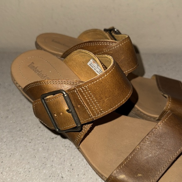 Timberland‎ Brenton Buckle Slide Sandals Wedges Size 9 - Picture 8 of 10